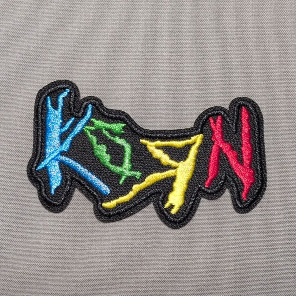 Korn Rock Band Embroidered Iron On Patch | Metal Music Patch